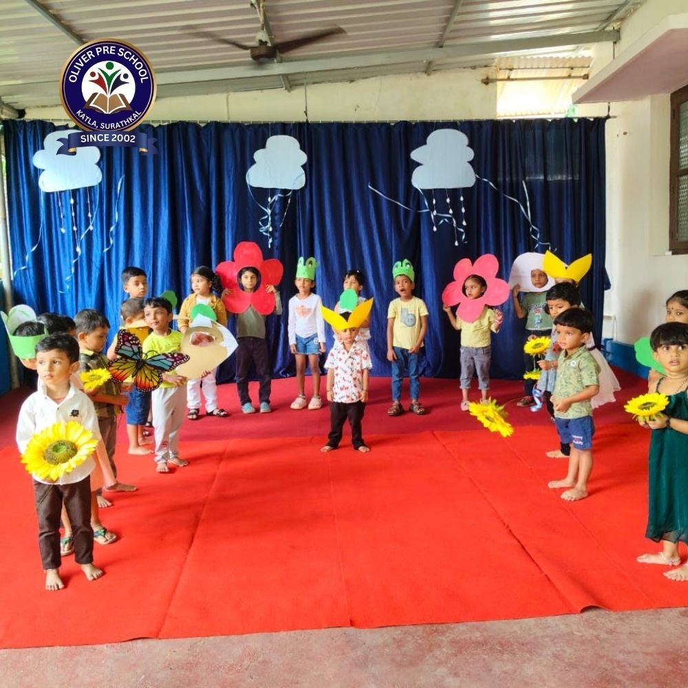 Kids in a Competition at Oliver Preschool Surathkal